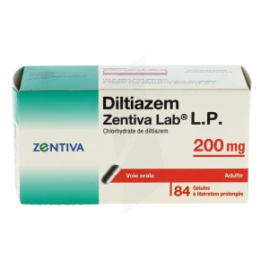 Diltiazem Zentiva Lab Lp 200 Mg, Gélule à Libération Prolongée