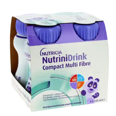 Nutrinidrink Compact Multi Fibre Nutriment Non Aromatisé 4bouteilles/125ml à Forbach