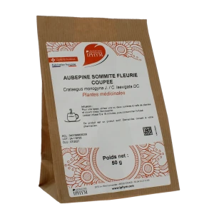 Iphym Santé Aubépine Plantes En Vrac Entières Et Coupées 50g