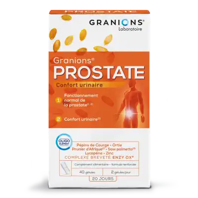 Granions Prostate Gélules B/40 à VILLERS-LE-LAC