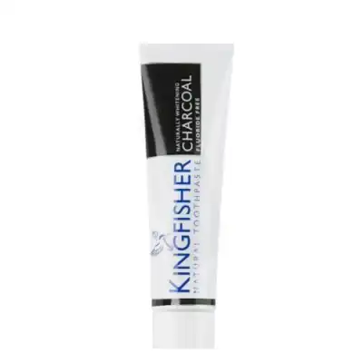 Kingfisher Dentifrice Sans Fluor Charbon - Menthe T/100ml à MANCIET