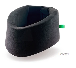 Cervix 1 Collier Cervical Souple Noir/vert H11cm T2