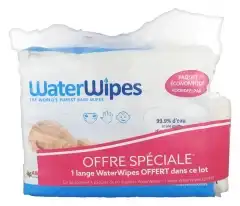 Waterwipes Lingette Nettoyante Bébé 4*b/60 + Lange à Paris