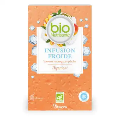 Nutrisante Infusions Bio Tisane Froide Digestion 20 Sachets à Ménilles