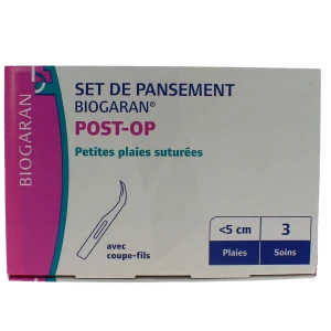 Biogaran Post-op Set Pansement Petites Plaies Suturées Boîte De 3