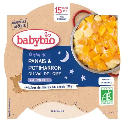 Babybio Assiette Bonne Nuit Gratin Panais Potimarron à ANDERNOS-LES-BAINS