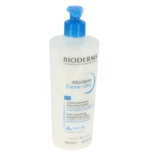 Atoderm Creme Ultra Cr Hydratante Ultra Nourrissante Fl Pompe/500ml