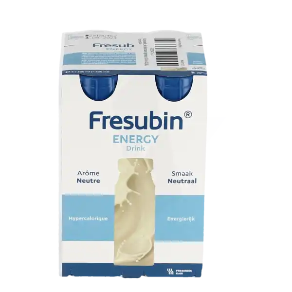 Fresubin Energy Drink Nutriment Hypercalorique Neutre 4bouteilles/200ml
