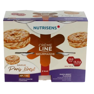 Nutrisens Cremeline Gourmande 2kcal Nutriment Paris-brest 4cups/125g