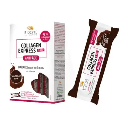 Biocyte Collagen Express Barre chocolat noir B/6