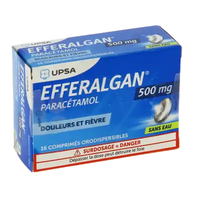 Efferalgan 500 Mg, Comprimé Orodispersible à Libourne