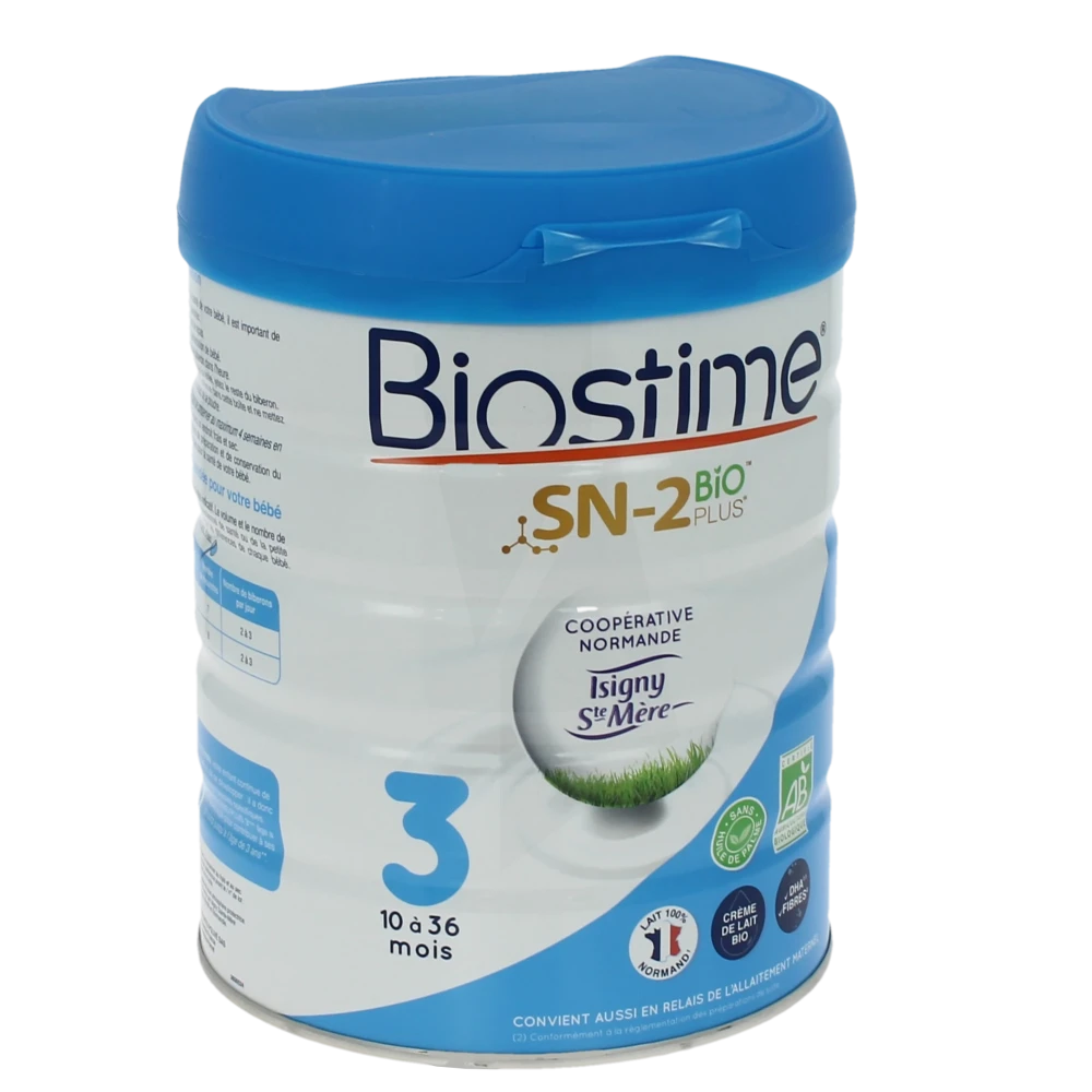 Biostime 3 Lait En Poudre Bio 10-36 Mois B/800g