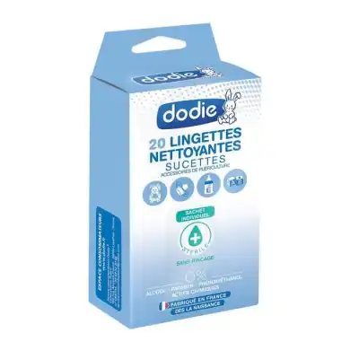 Dodie Lingette Nettoyante Pour Sucette Pack/20 à SENNECEY-LÈS-DIJON