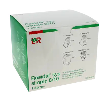 Rosidal Sys Simple Kit Compression Veineuse 8+10cmx5m à Villeneuve-sur-Lot