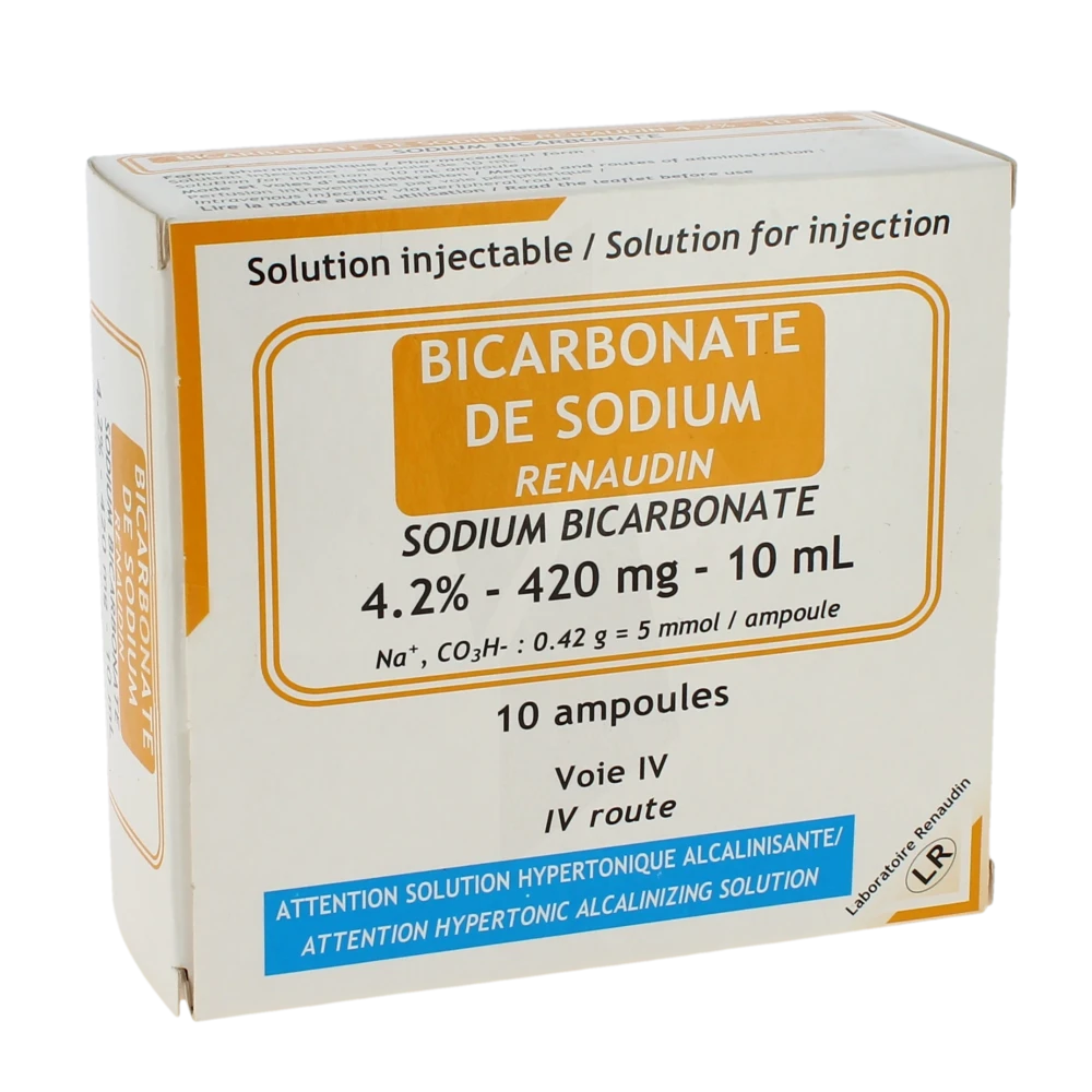 Bicarbonate De Sodium 4,2 % Renaudin, Solution Injectable