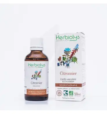 Herbiolys Gemmo - Citronnier 50ml Bio à VINCENNES
