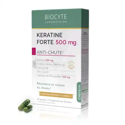 Acheter Biocyte Kératine Forte 500 Gélules B/40 à Angers