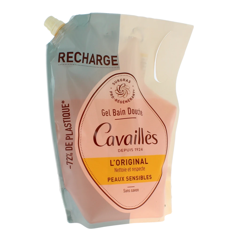 Rogé Cavaillès Gel Surgras Bain Et Douche L'original Eco-recharge De 1 L