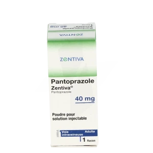 Pantoprazole Zentiva 40 Mg, Poudre Pour Solution Injectable