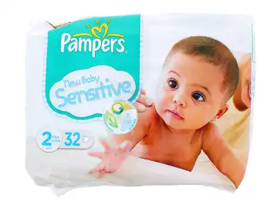 Pampers Couches New Baby Sensitive Taille 2 3-6 Kg X 32 à Voiron