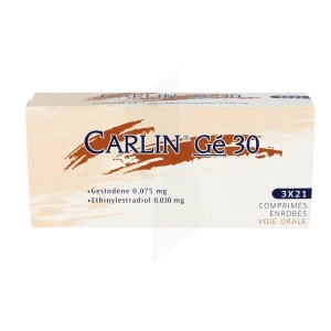 Carlin 75 Microgrammes/30 Microgrammes, Comprimé Enrobé