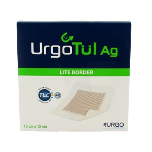 Urgotul Ag Lite Border, 10 Cm X 12 Cm , Bt 10
