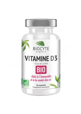 Biocyte Vitamine D3 Comprimés Bio B/30