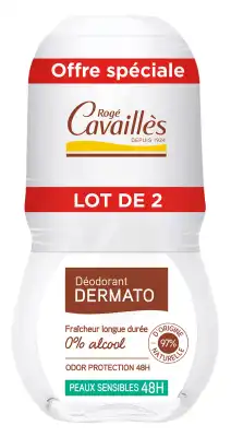 Rogé Cavaillès Déodorants Déo Dermato Anti-odeurs 48h Roll-on 2x50ml à CHENÔVE