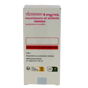 Tiorfan 4 Mg/ml Nourrissons Et Enfants, Suspension Buvable