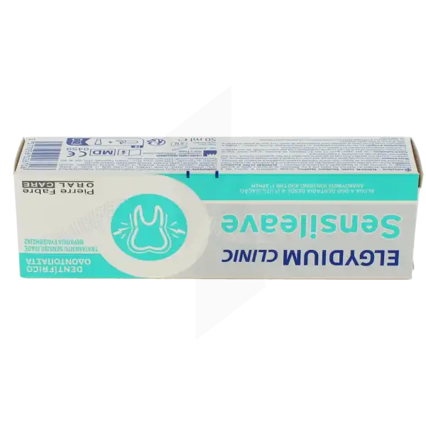 Elgydium Clinic Sensileave Dentifrice Sensibilité Dentaire T/50ml