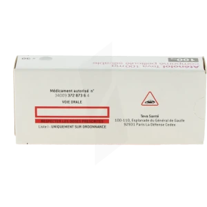 Atenolol Teva 100 Mg, Comprimé Pelliculé Sécable