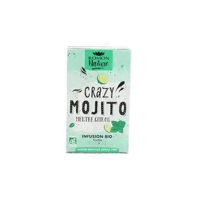 Romon Nature Infusion Crazy Mojito Bio 16 Sachets à Muret