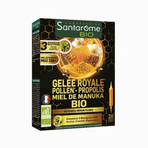 Santarome Gelée Royale Pollen Propolis Miel De Manuka Bio