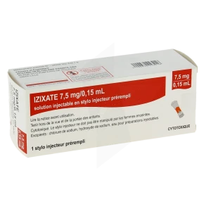 Izixate 7,5 Mg/0,15 Ml, Solution Injectable En Stylo Injecteur Prérempli