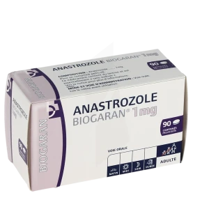 Anastrozole Biogaran 1 Mg, Comprimé Pelliculé