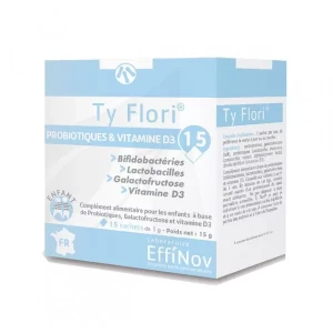 Effinov Nutrition Ty Flori Ferments Lactiques Poudre Enfant 15 Sachets/1g