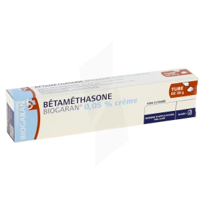 Betamethasone Biogaran 0,05 %, Crème