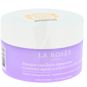La Rosée Masque Capillaire Réparateur Bio Rechargeable Pot/200g