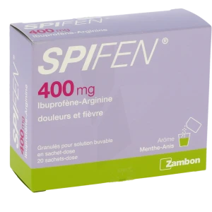 Pharmacie Tournoux - Médicament Spifen 400 Mg, Granulés Pour ...