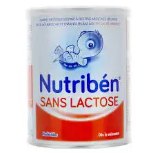 Nutribén Sans Lactose Alimentation Infantile B/400g à St Médard En Jalles