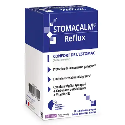 Stomacalm Reflux Confort De L'estomac Comprimés à Croquer B/20 à ANDERNOS-LES-BAINS