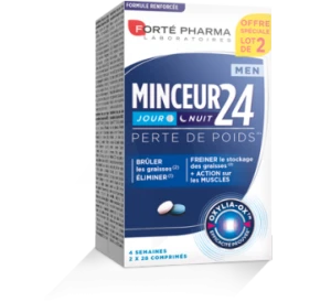 Forte Pharma Minceur 24 Jour & Nuit Men Comprimés 2*b/28