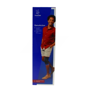 Thuasne Genuaction Genouillère Proprioceptive De Classe 3 Hauteur 23 à 25,5 Cm Taille 2