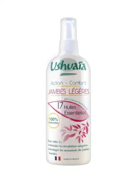 Udhuaia Gel Fraîcheur Huiles Essentielles Jambes Légères 100ml