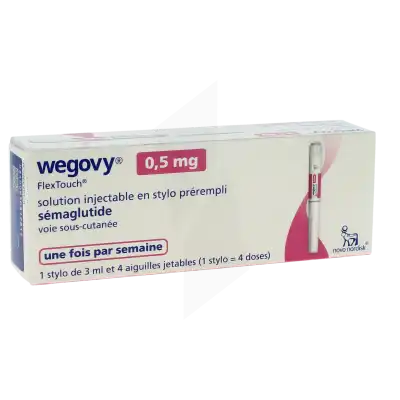 Wegovy 0,5 Mg, Flextouch Solution Injectable En Stylo Prérempli à PERSAN