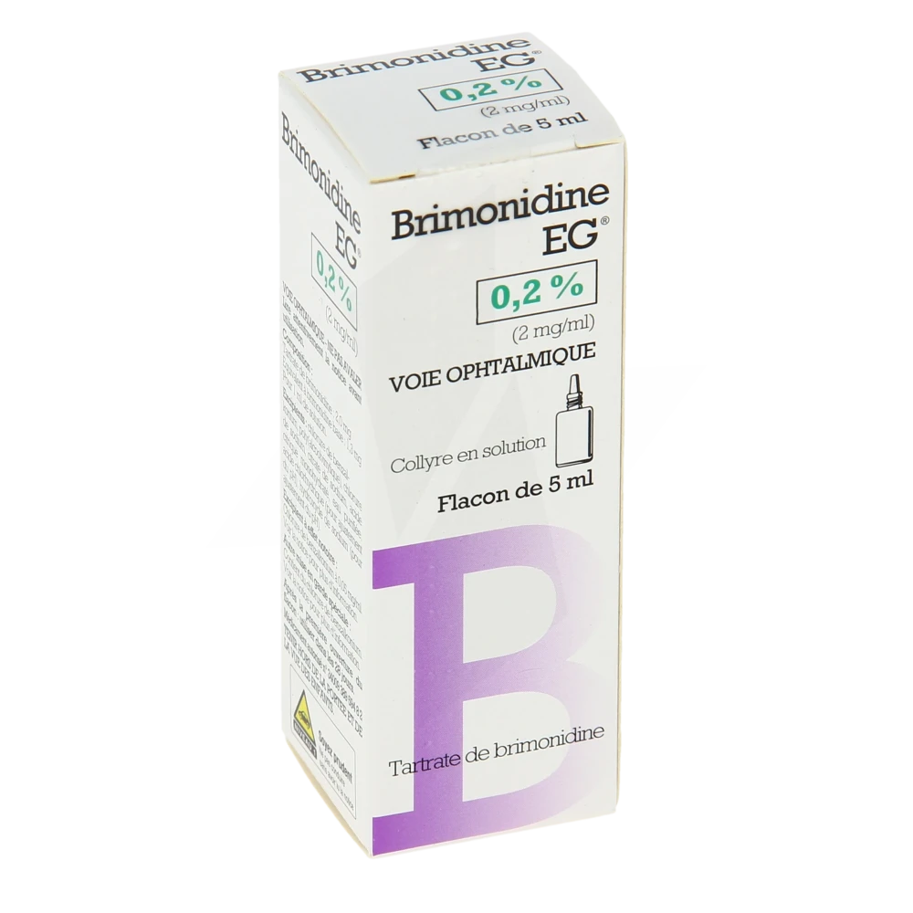 Brimonidine Eg 0,2 % (2 Mg/ml), Collyre En Solution