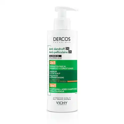 Acheter Vichy Dercos Shampooing démêlant antipelliculaire DS 2 en 1 Fl pompe/400ml à Châlons-en-Champagne