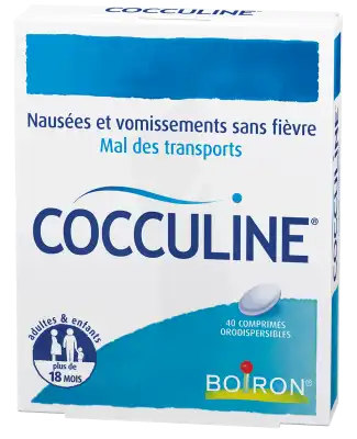 Boiron Cocculine Comprimés Orodispersibles Plq/40 à MONSWILLER