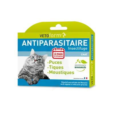 Vetoform pipettes Antiparasitaire chat 6x1ml