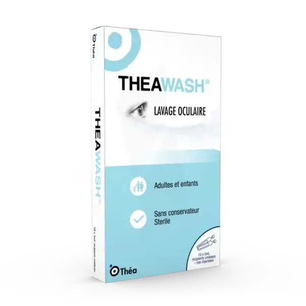Theawash Solution De Lavage Oculaire Stérile 10 Unidoses/5ml
